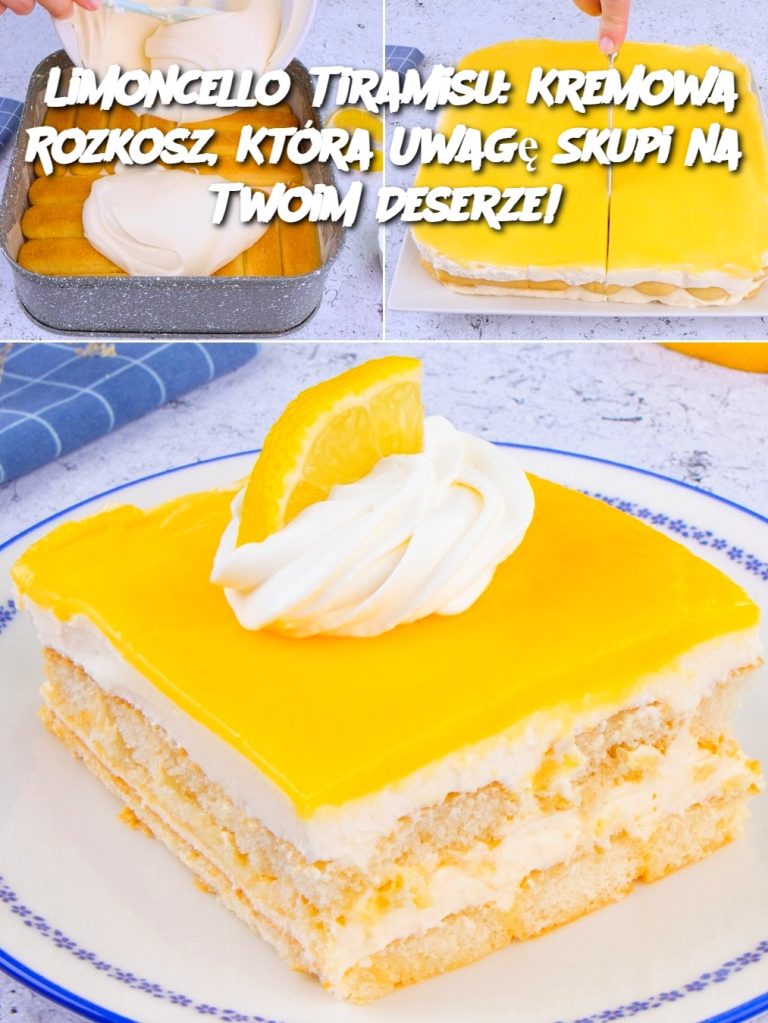 Limoncello Tiramisu: Kremowa Rozkosz, Która Uwagę Skupi na Twoim Deserze!