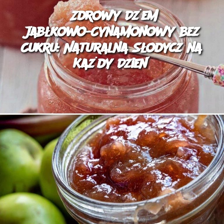 Zdrowy Dżem Jabłkowo-Cynamonowy bez Cukru: Naturalna Słodycz na Każdy Dzień