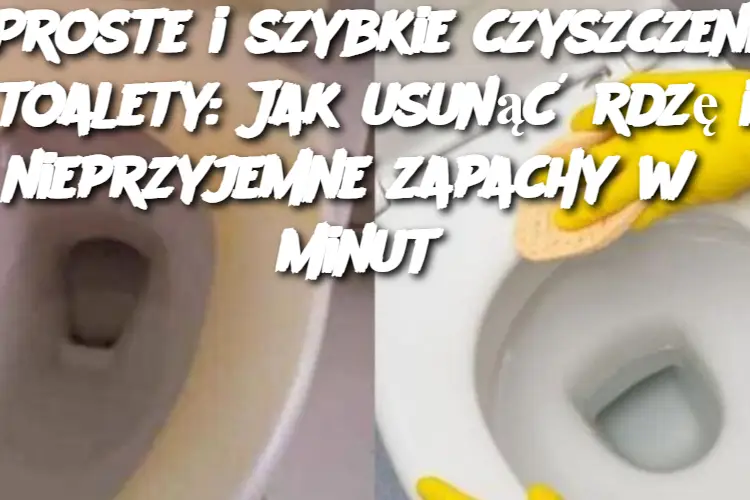 Proste i szybkie czyszczenie toalety: Jak usunąć rdzę i nieprzyjemne zapachy w 5 minut?