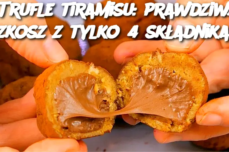 Trufle tiramisu: prawdziwa rozkosz z tylko 4 składnikami!