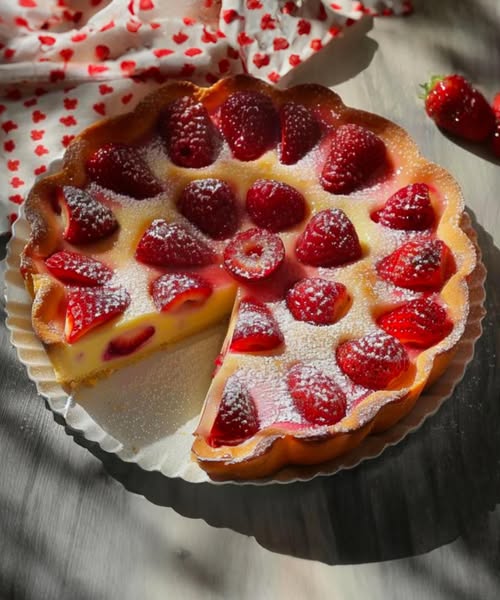 Leichte Erdbeer-Clafoutis: Ein frisches und bezauberndes Dessert