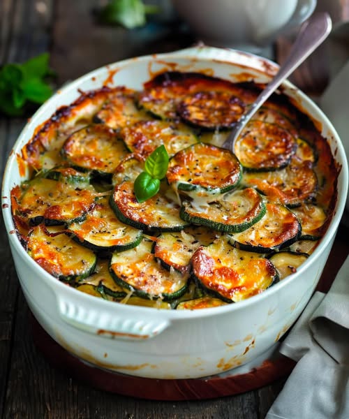 Französisches Country-Zucchini-Gratin: Ein rustikales und herzhaftes Gericht aus der Provence