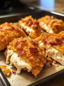 Cream Cheese and Bacon Stuffed Doritos Chicken: Ein Geschmacksexplosion im Hähnchen