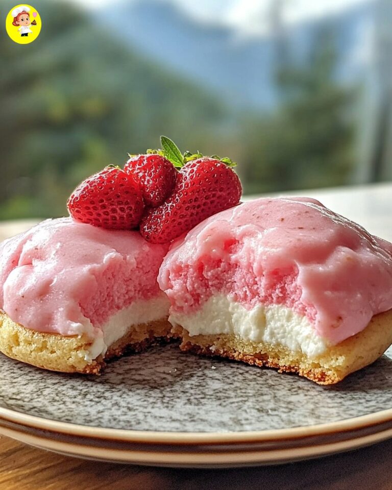 Erdbeer-Käsekuchen-Kekse – Ein himmlisches Zusammenspiel aus fruchtig und cremig! 🍓🧀