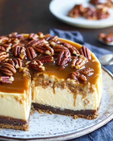 Caramel Pecan Pie Cheesecake: A Decadent Fusion of Flavors