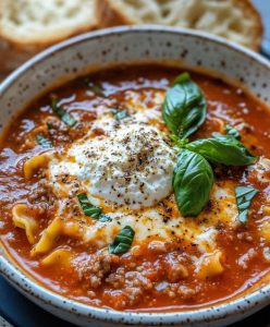 Lasagnesuppe: Eine wohltuende Variante eines beliebten Klassikers