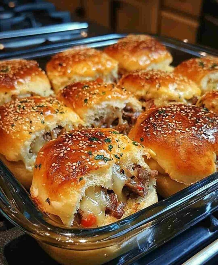 Philly Cheesesteak Sliders – DAS DÜRFEN SIE NICHT VERLIEREN 🥖🧀