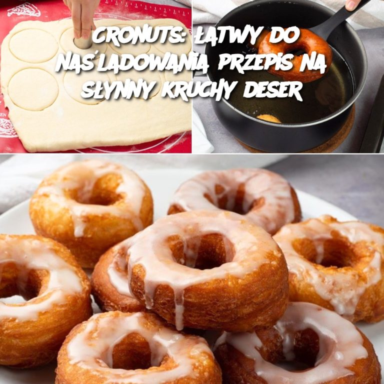 Cronuts: łatwy do naśladowania przepis na słynny kruchy deser