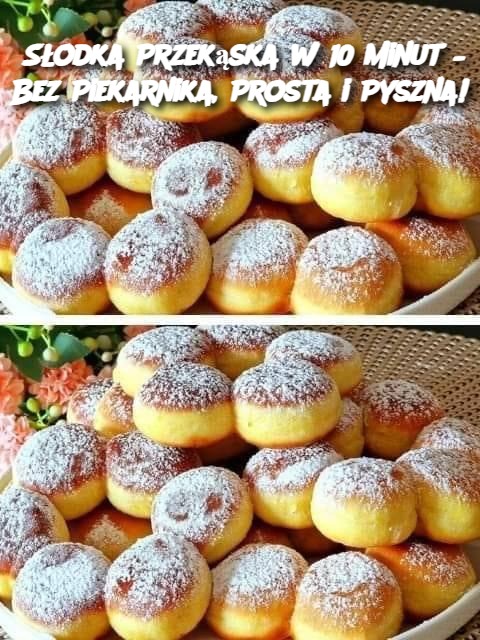 Słodka Przekąska w 10 Minut – Bez Piekarnika, Prosta i Pyszna!