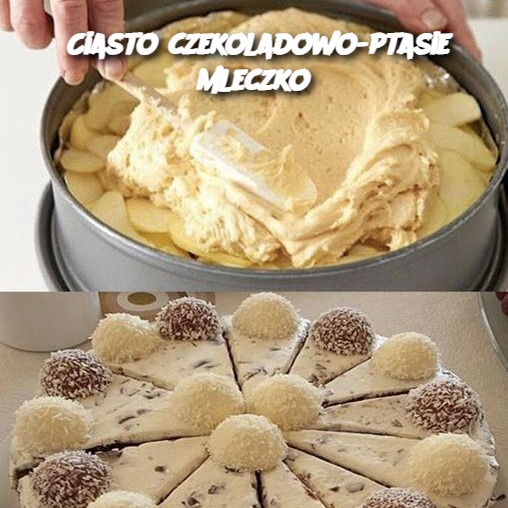 Ciasto czekoladowo-ptasie mleczko