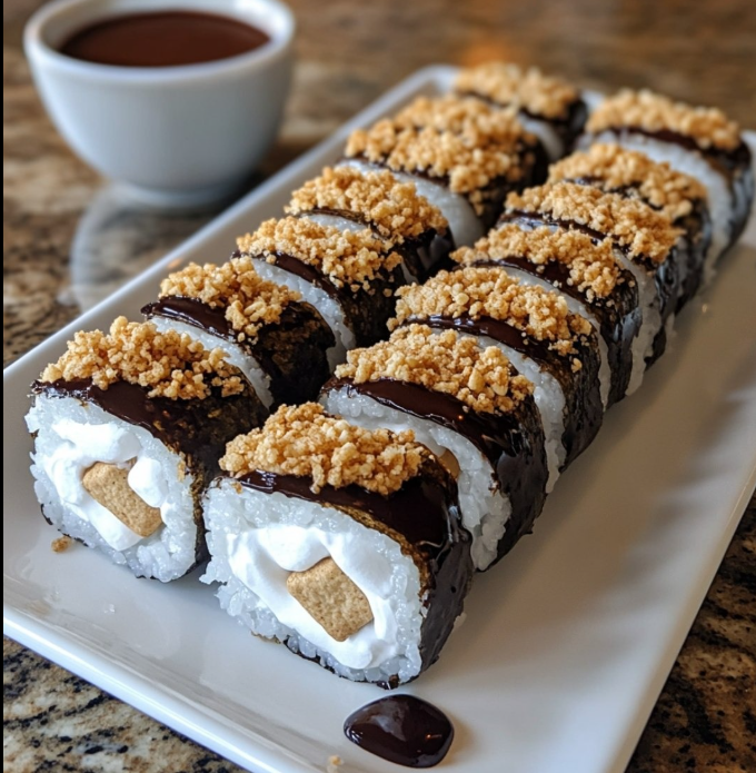 S’mores Sushi – Der ultimative süße Snack für Naschkatzen 🍫🍥