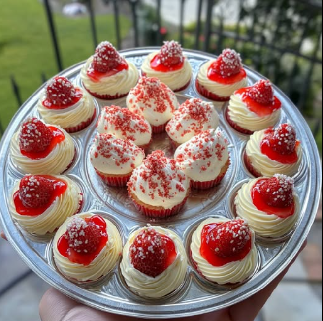 Käsekuchen mit gefüllten Erdbeeren – Ein Genuss für die Sinne