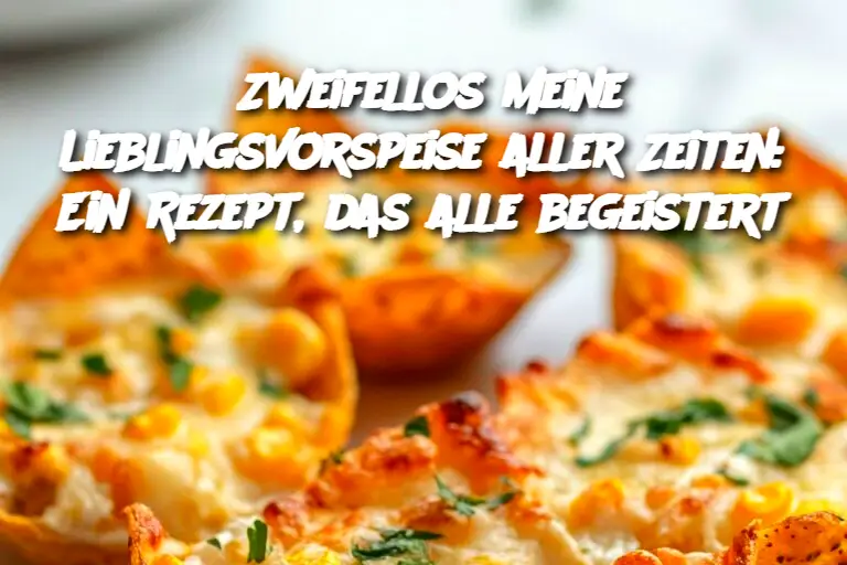 Zweifellos meine Lieblingsvorspeise aller Zeiten: Ein Rezept, das alle begeistert