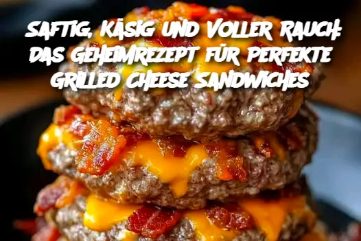 Saftig, Käsig und Voller Rauch: Das Geheimrezept für Perfekte Grilled Cheese Sandwiches