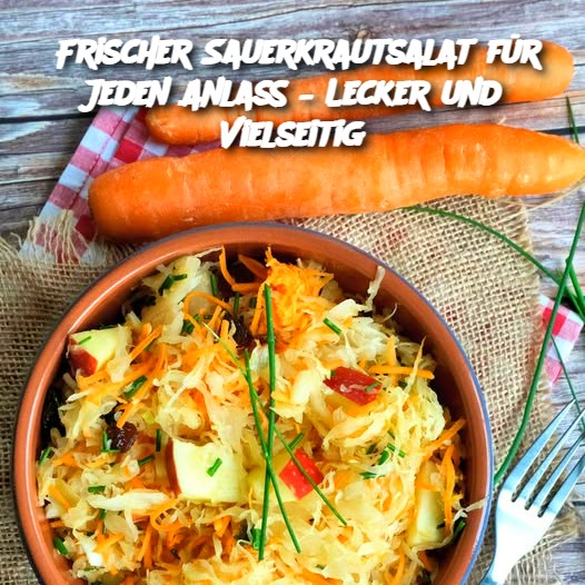 Frischer Sauerkrautsalat für Jeden Anlass – Lecker und Vielseitig