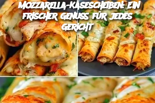 Mozzarella-Käsescheiben: Ein frischer Genuss für jedes Gericht