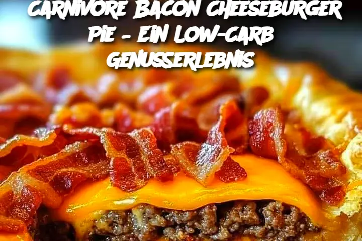 Carnivore Bacon Cheeseburger Pie – Ein Low-Carb Genusserlebnis