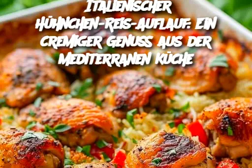 Italienischer Hühnchen-Reis-Auflauf: Ein cremiger Genuss aus der mediterranen Küche