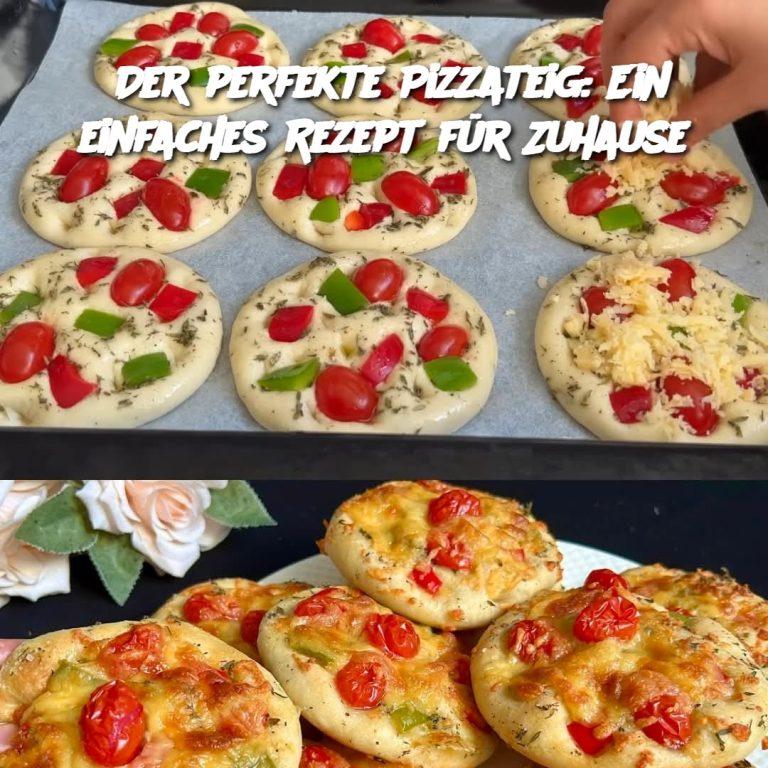 Der perfekte Pizzateig: Ein einfaches Rezept für Zuhause