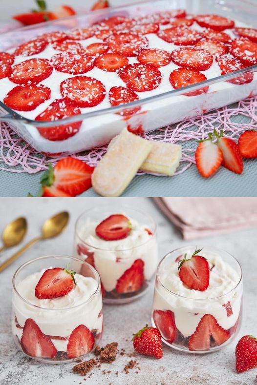 Raffaello Strawberry Tiramisu – Ein schnelles und erfrischendes Dessert in nur 10 Minuten!