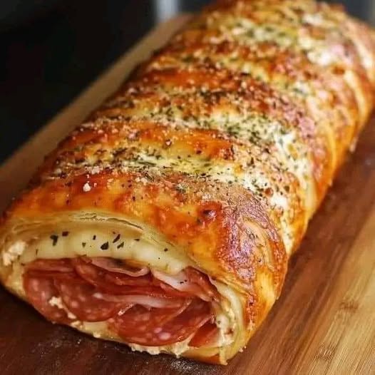 Italian Stromboli: A Savory Rolled Delight