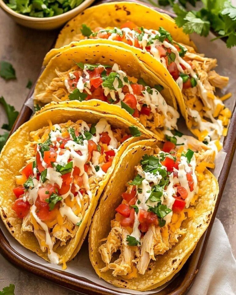 Crockpot-Hühnchen-Tacos mit Frischkäse-Salsa: Ein einfaches und köstliches Rezept