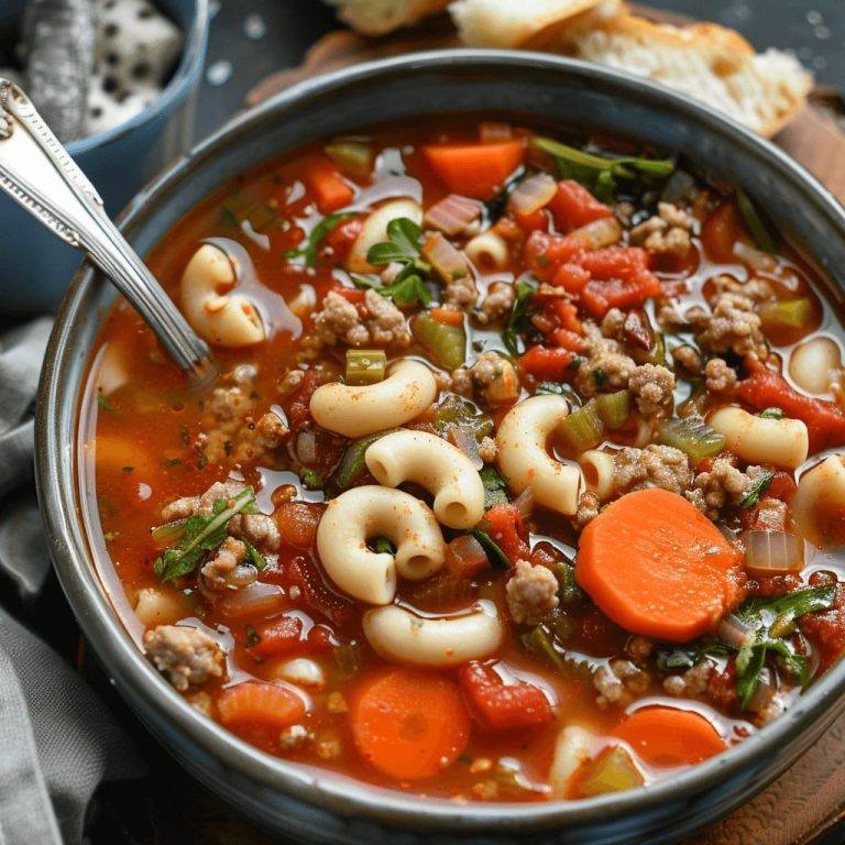 Herzhafte Wurstsuppe: Ein traditionelles Rezept für kalte Tage