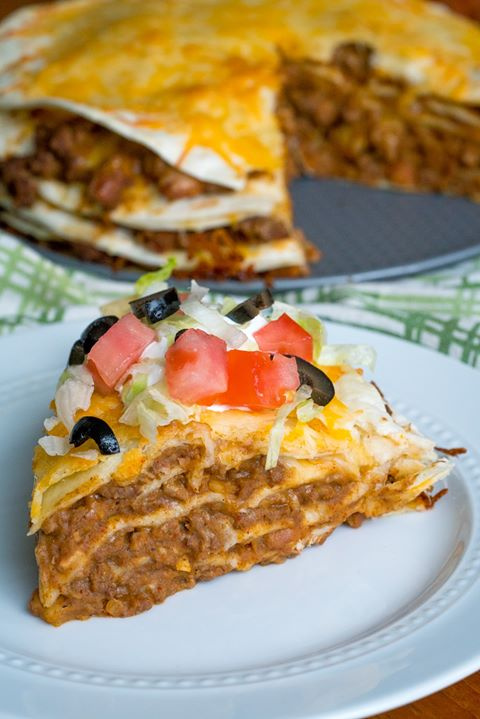 Taco-Pie in Schichten: Ein Mexikanischer Genuss für Jeden Anlass