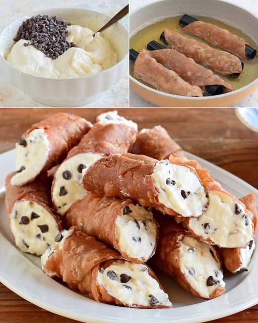 Eis-Cannoli: Das Rezept für ein frisches und leckeres Dessert