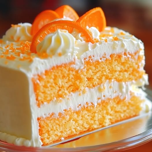 Orange Creamsicle Cake: Ein süßer Zitrusgenuss