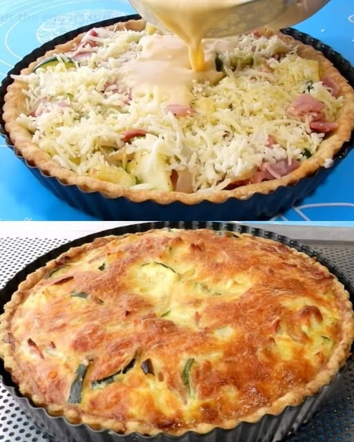 Salziges Zucchini-Zwiebel-Schinken-Gericht – Ein herzhaftes Rezept zum Ausprobieren