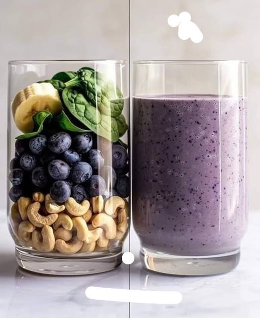 Banane-Blaubeer-Spinat-Smoothie: Ein Frischer, Nahrhafter Start in den Tag