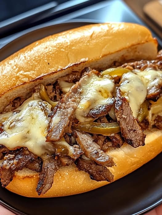 Philly Cheesesteak Sandwich: Ein Klassischer, Herzhaft Satter Genuss