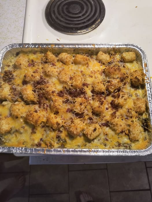 Bacon Cheeseburger Tater Tot Casserole: Das Ultimative Wohlfühlgericht