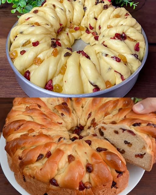 Festlicher Cranberry-Rosinen-Dreieck-Brot: Ein Hochgenuss für die FeiertageFestlicher Cranberry-Rosinen-Dreieck-Brot: Ein Hochgenuss für die Feiertage