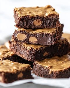 Peanut Butter Cup Stuffed Brookies: Ein luxuriöses Mashup aus Keks und Brownie