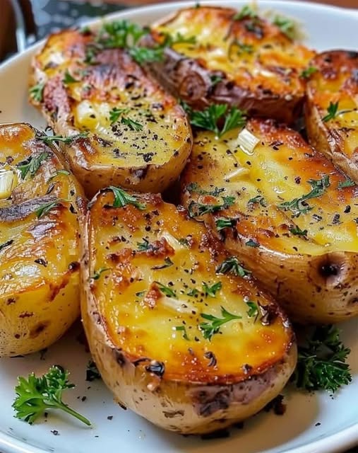 Köstliche Ofenkartoffeln mit Knoblauch und Butter – Ein einfaches Rezept für den perfekten Genuss