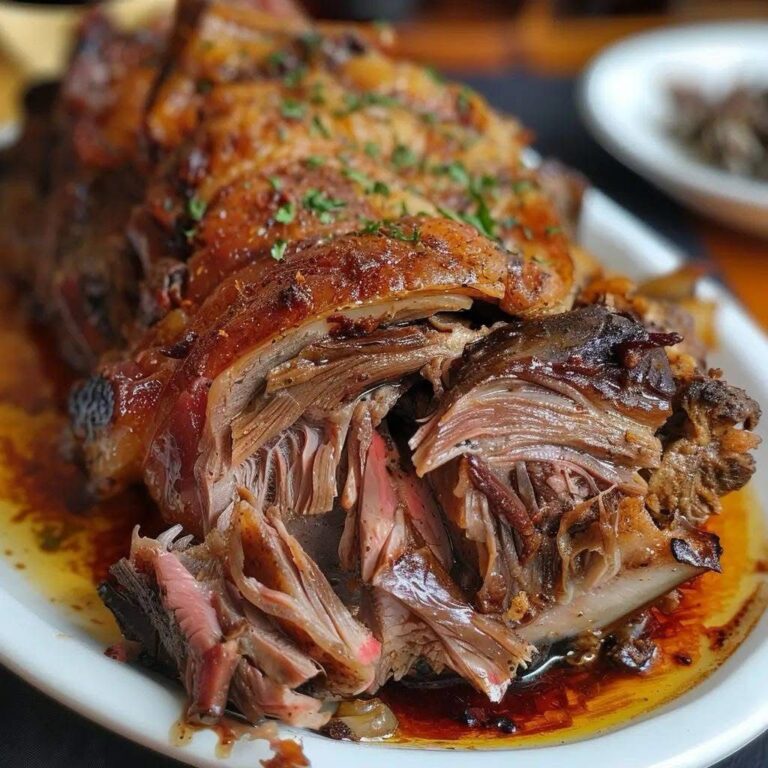 Pernil al Horno: Ein köstlicher Hochgenuss aus gebratenem Schweinefleisch