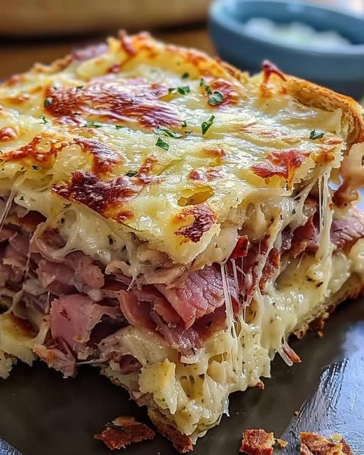 Klassischer herzhafter Reuben-Auflauf: Ein herzhaftes Comfort-Food