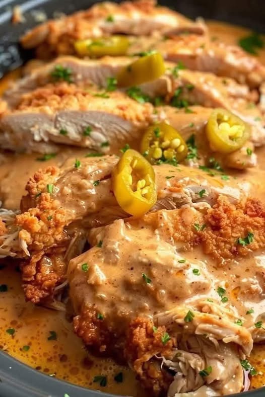 Crockpot Mississippi Chicken: Ein schmackhaftes und einfaches Abendessen