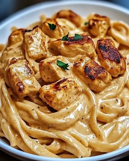 Cremige Cajun Chicken Pasta – Ein würziger, herzhafter Genuss